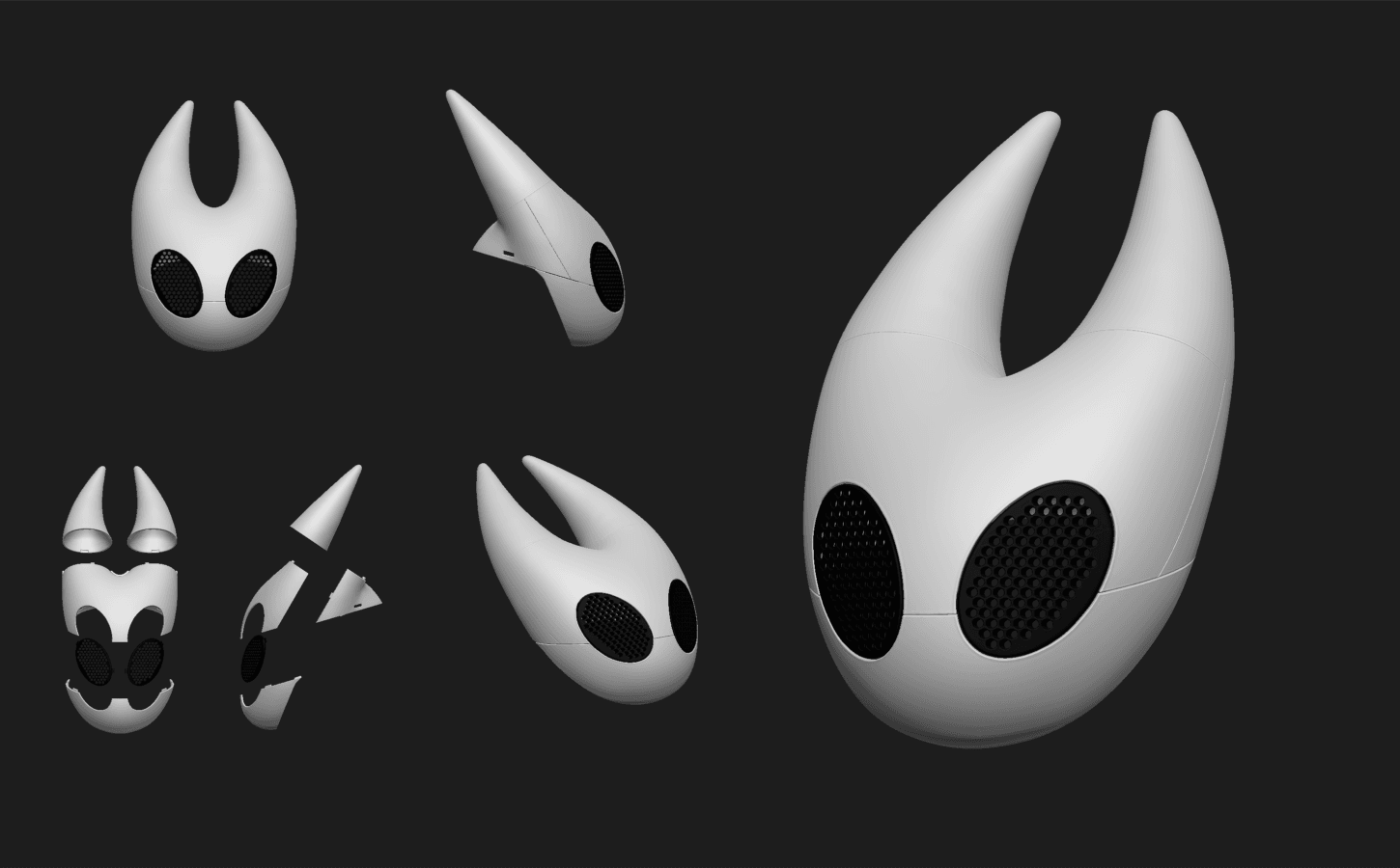 Hornet Mask for KID cosplay 3d model