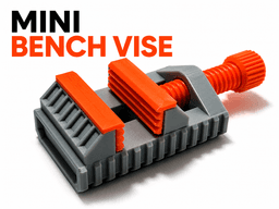 Mini Bench Vise 3d model