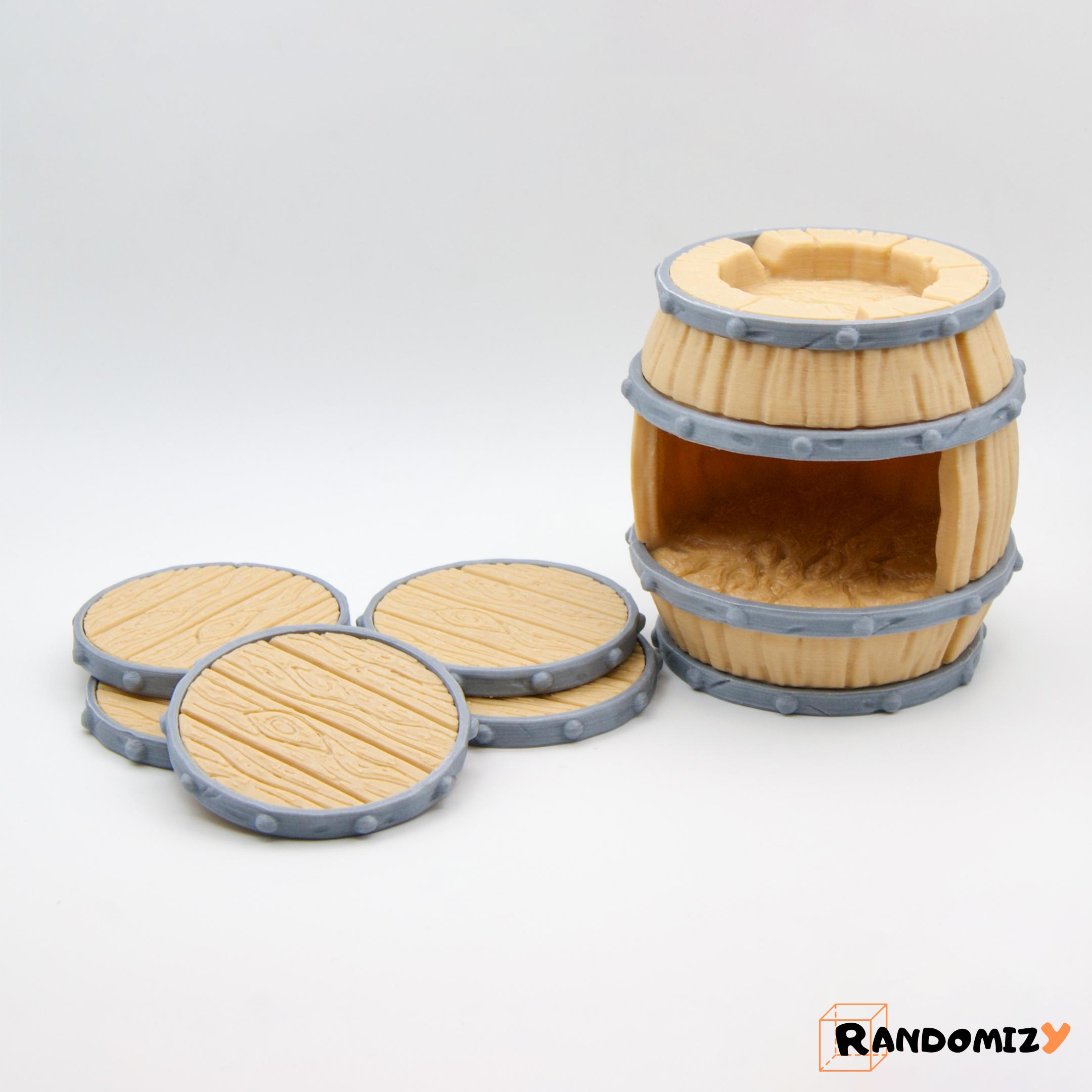 Barrel Coaster 3d model