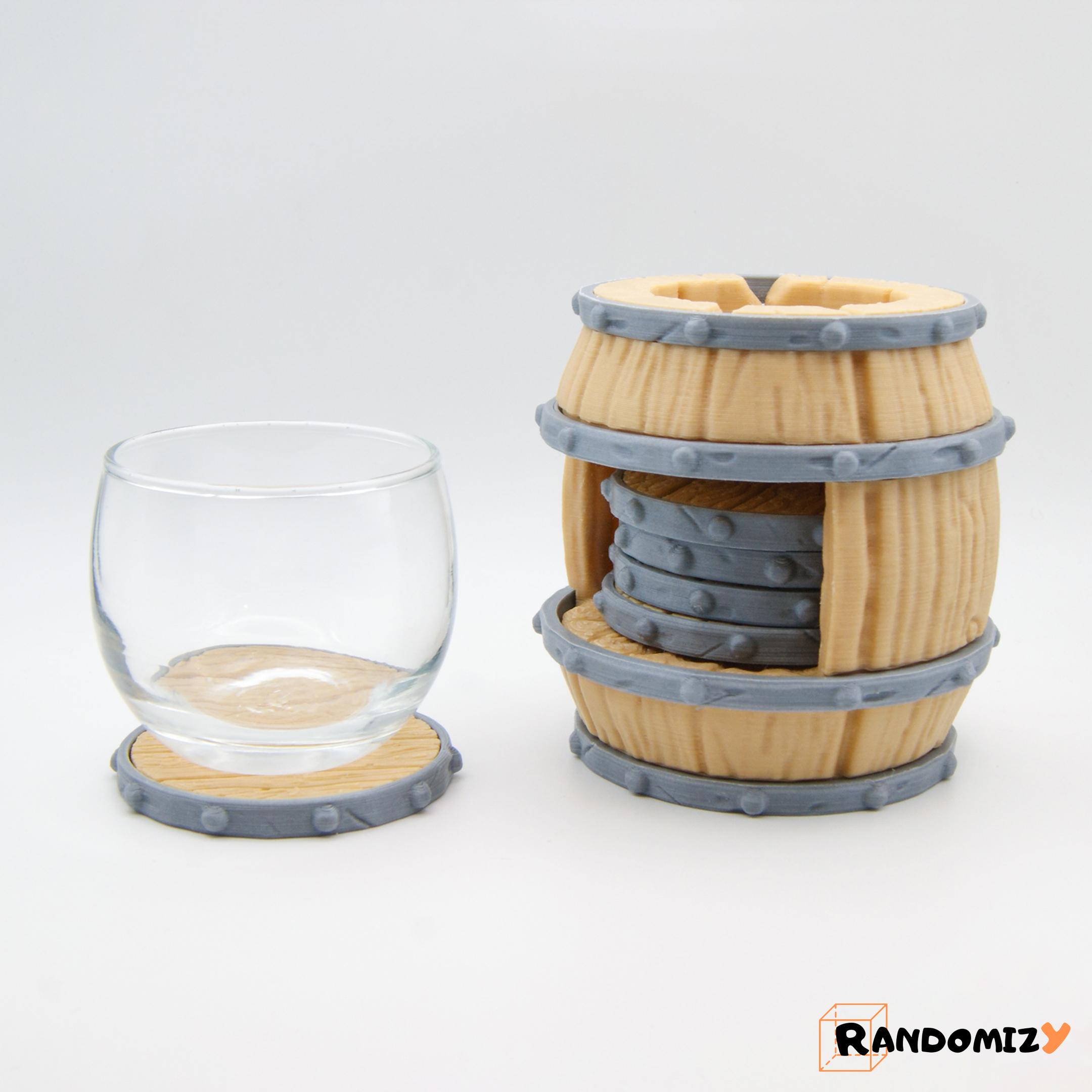 Barrel Coaster 3d model