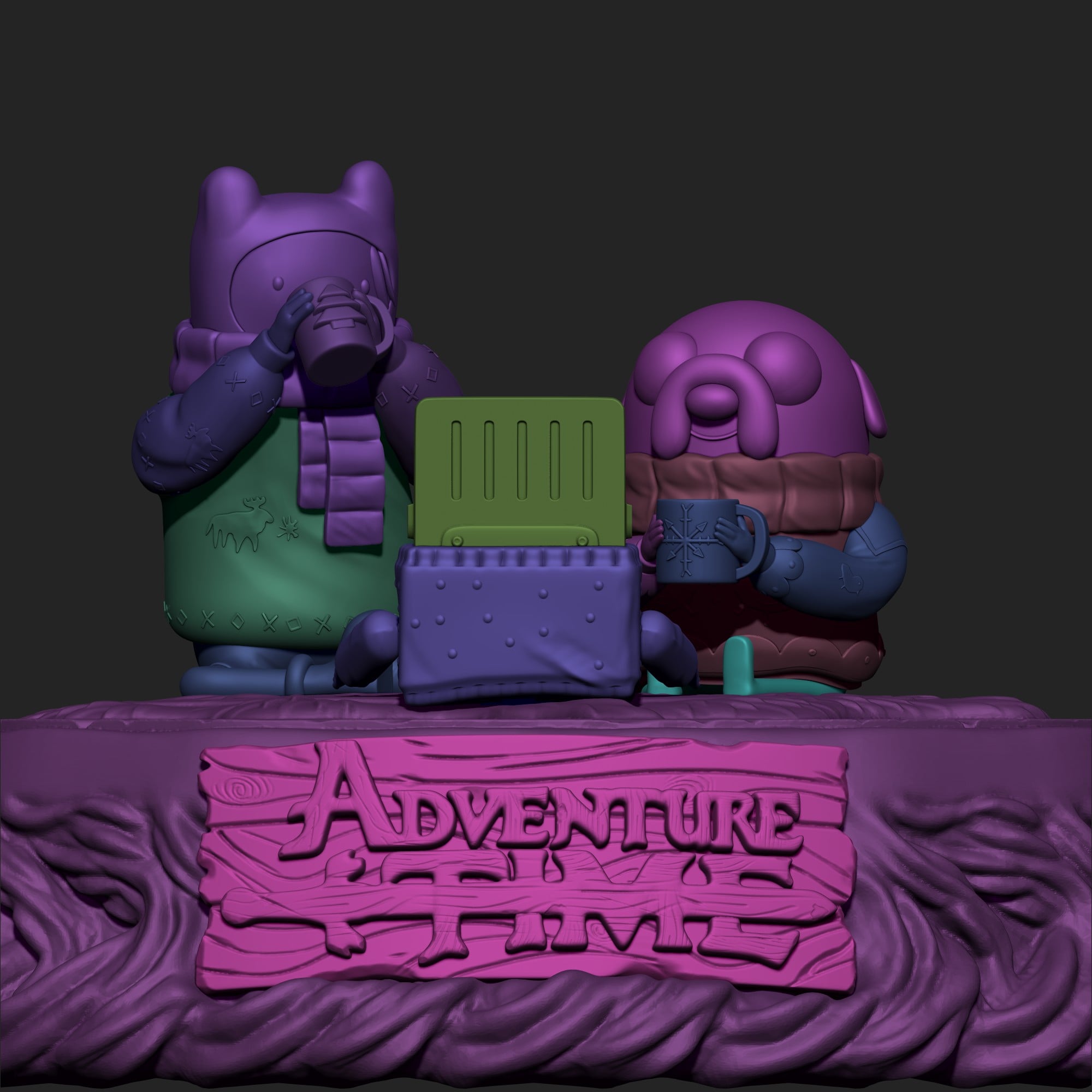 Adventure Time winter 3d model