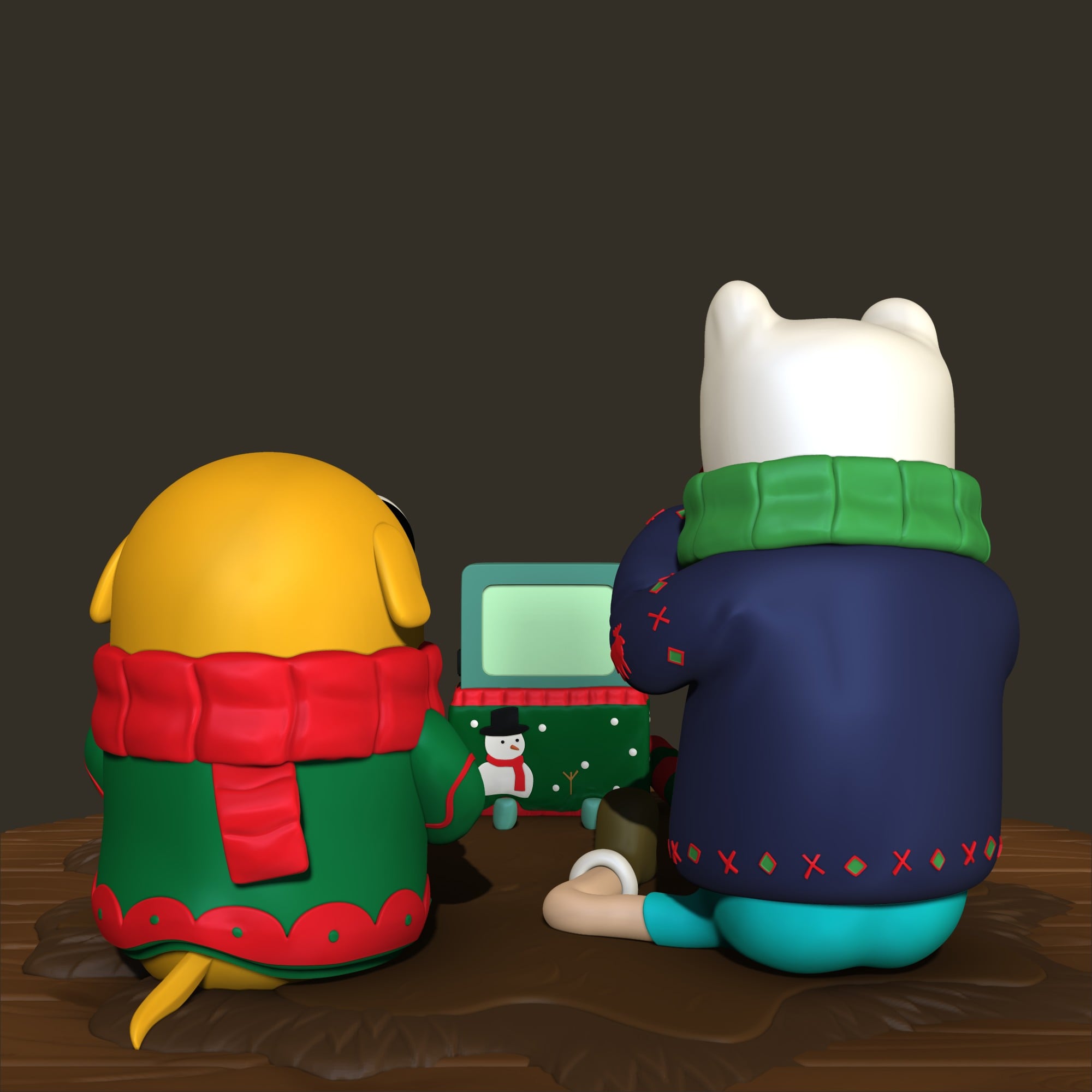 Adventure Time winter 3d model