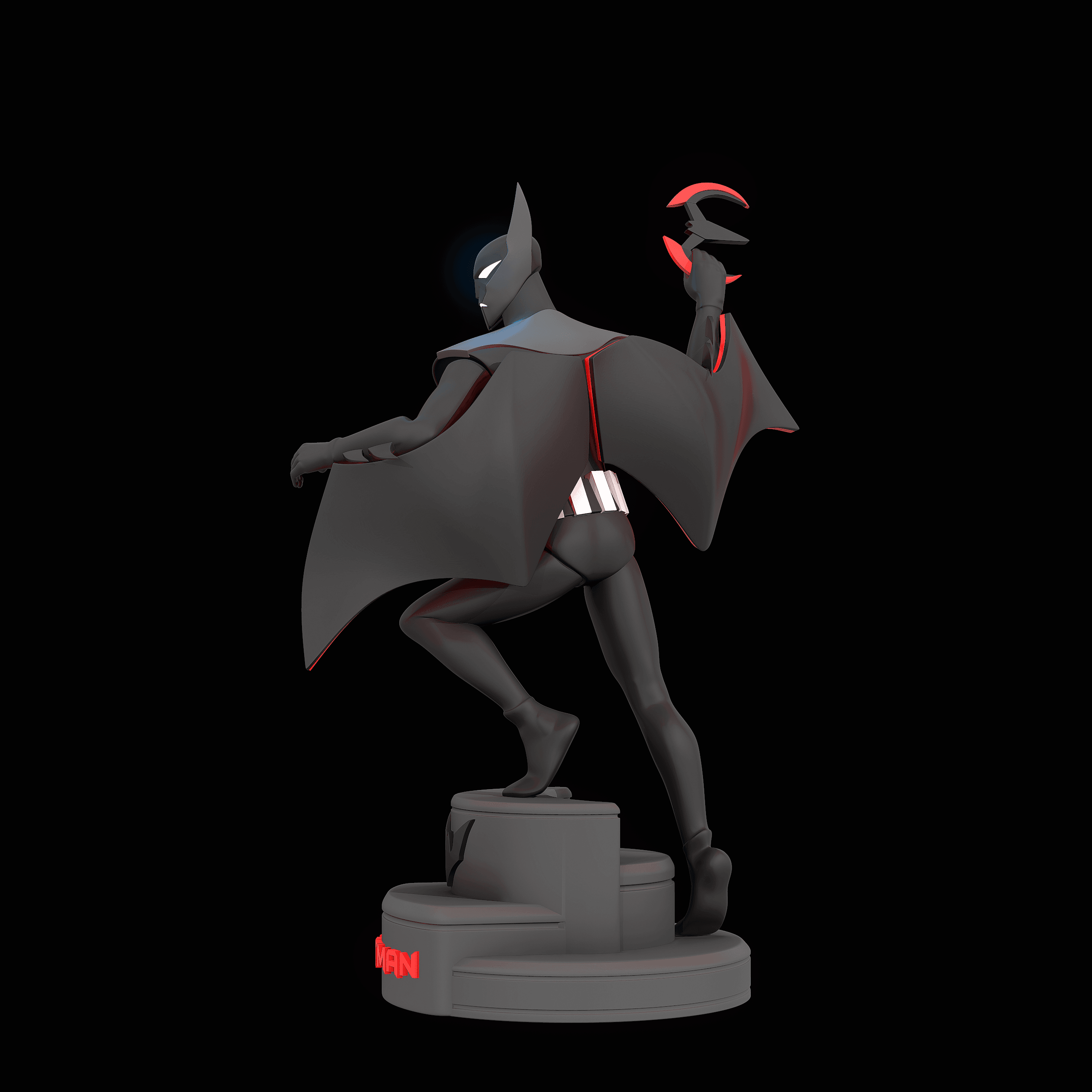 Batman Beyond Statue 3d model