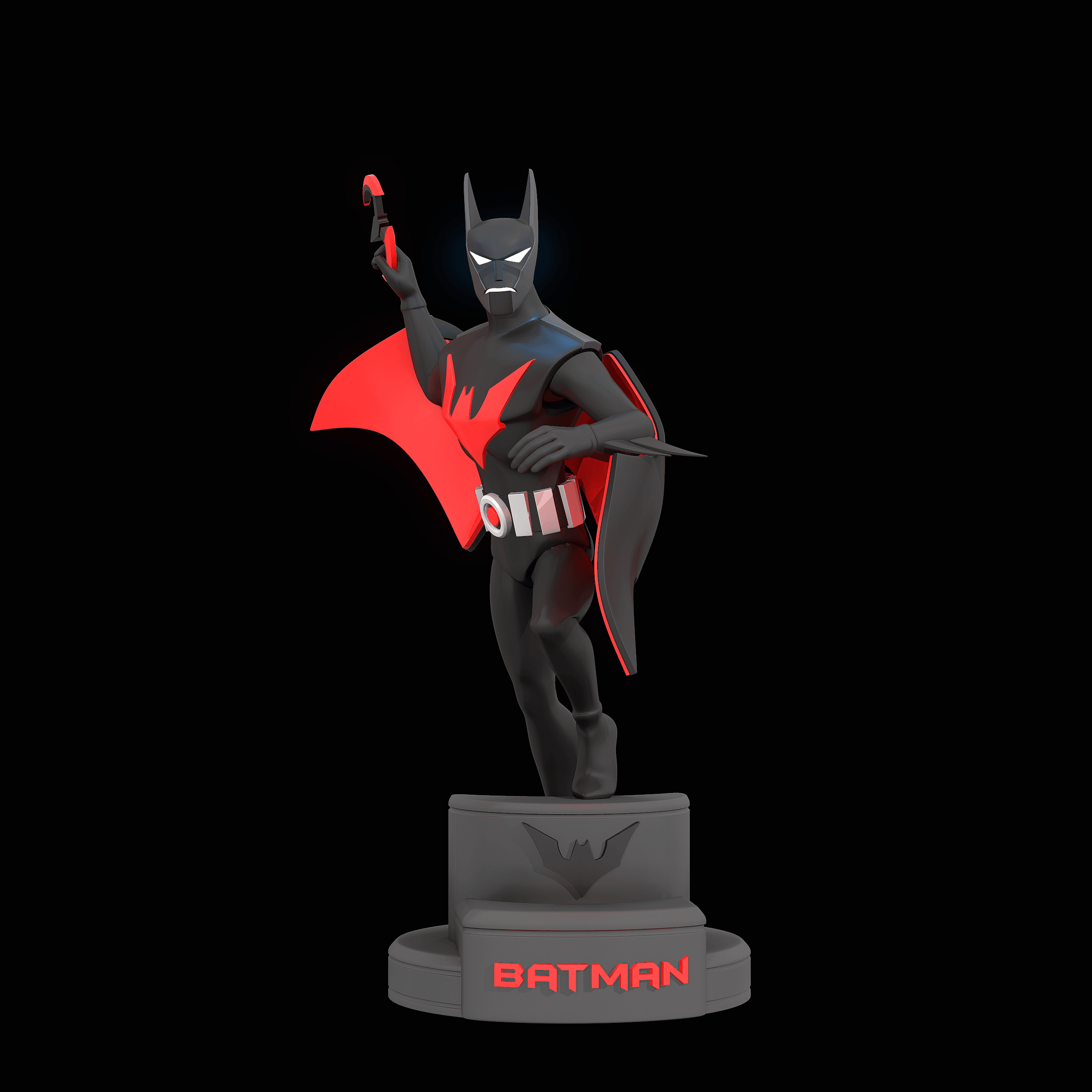 Batman Beyond Statue 3d model