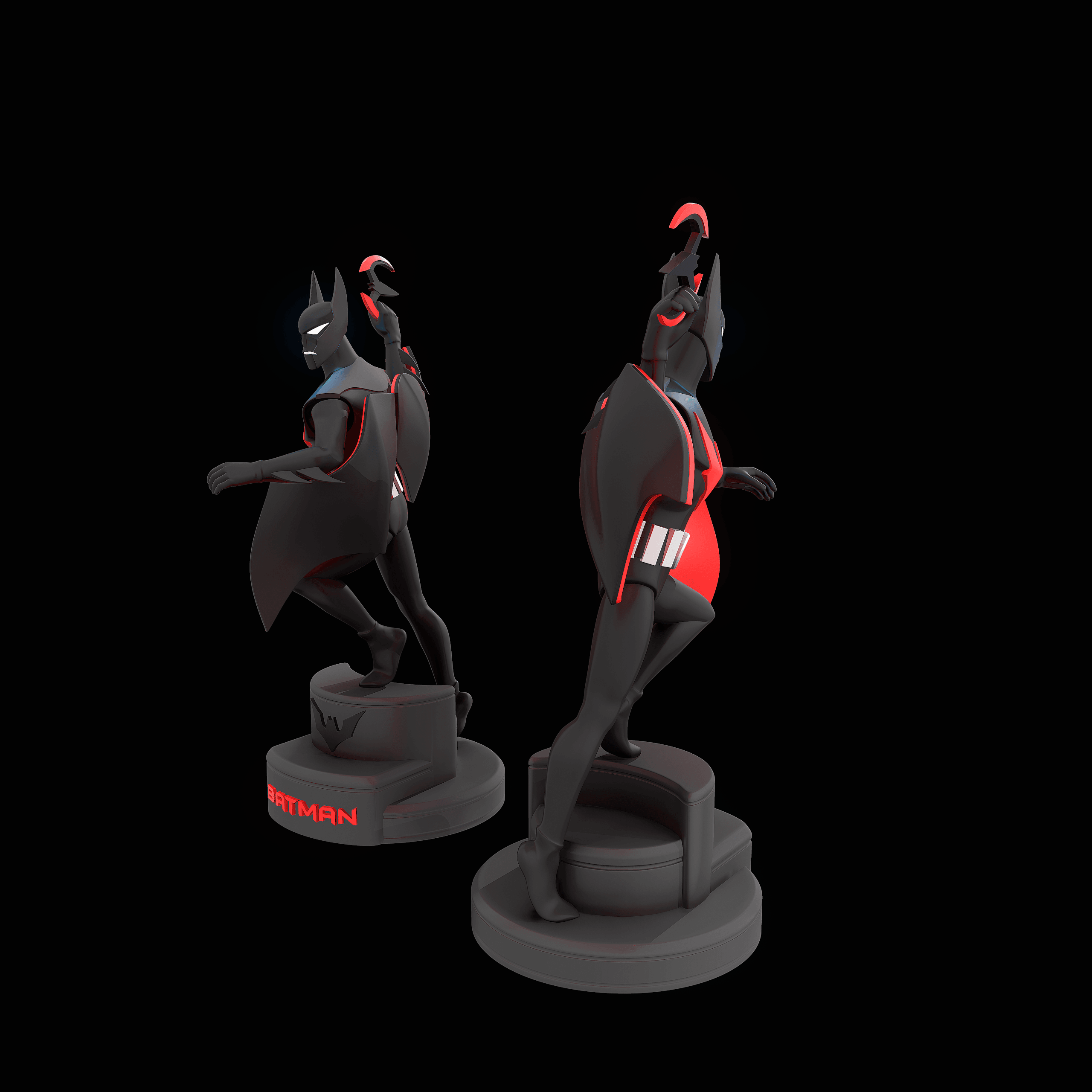 Batman Beyond Statue 3d model