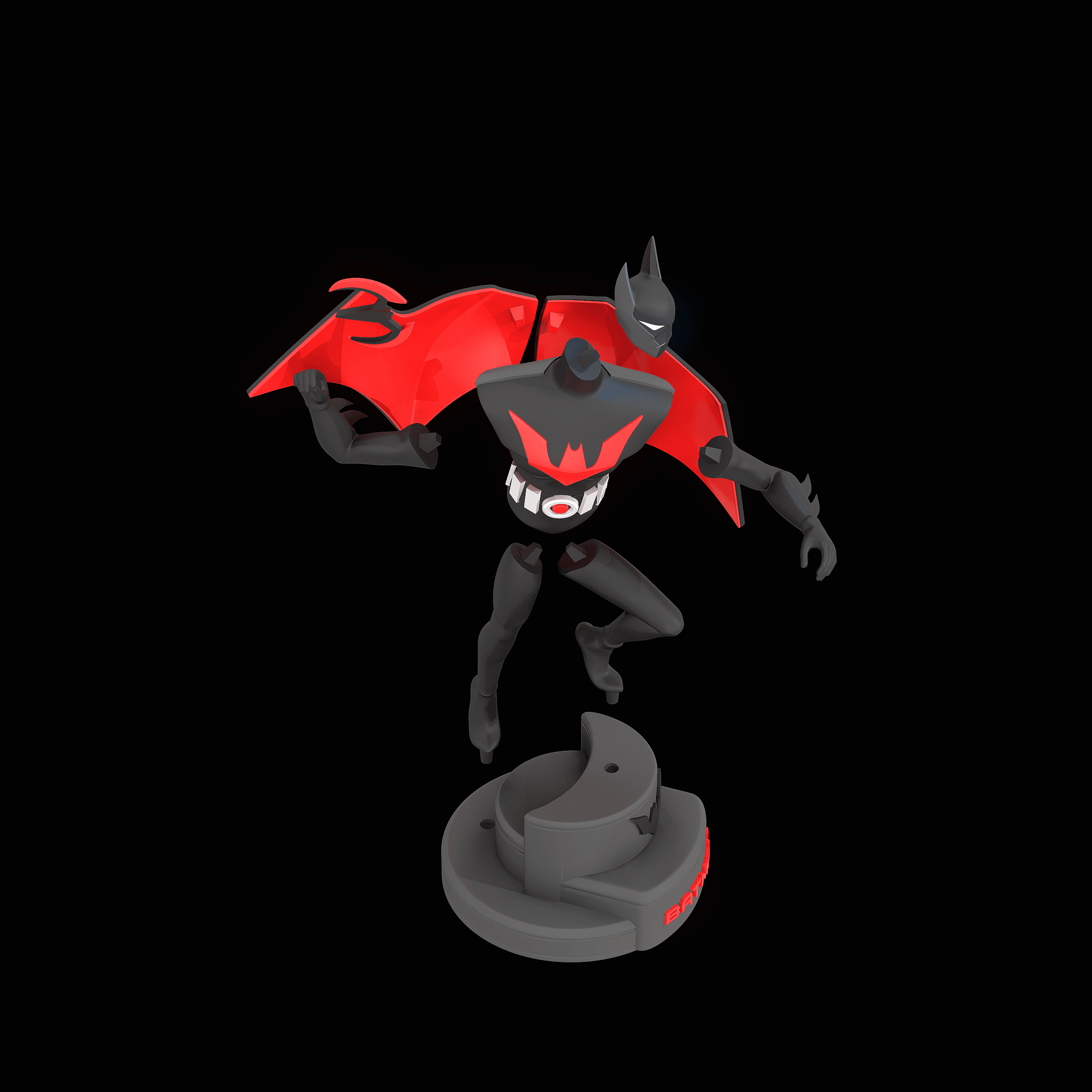 Batman Beyond Statue 3d model