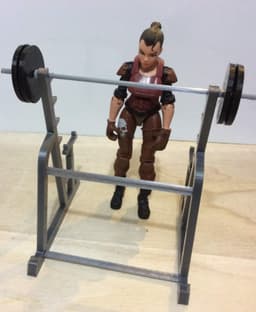 Squat Rack (1:18 scale) 3d model