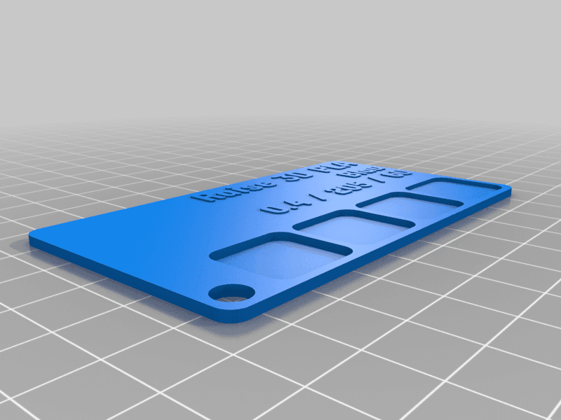 Raise 3D PLA Blau 3d model