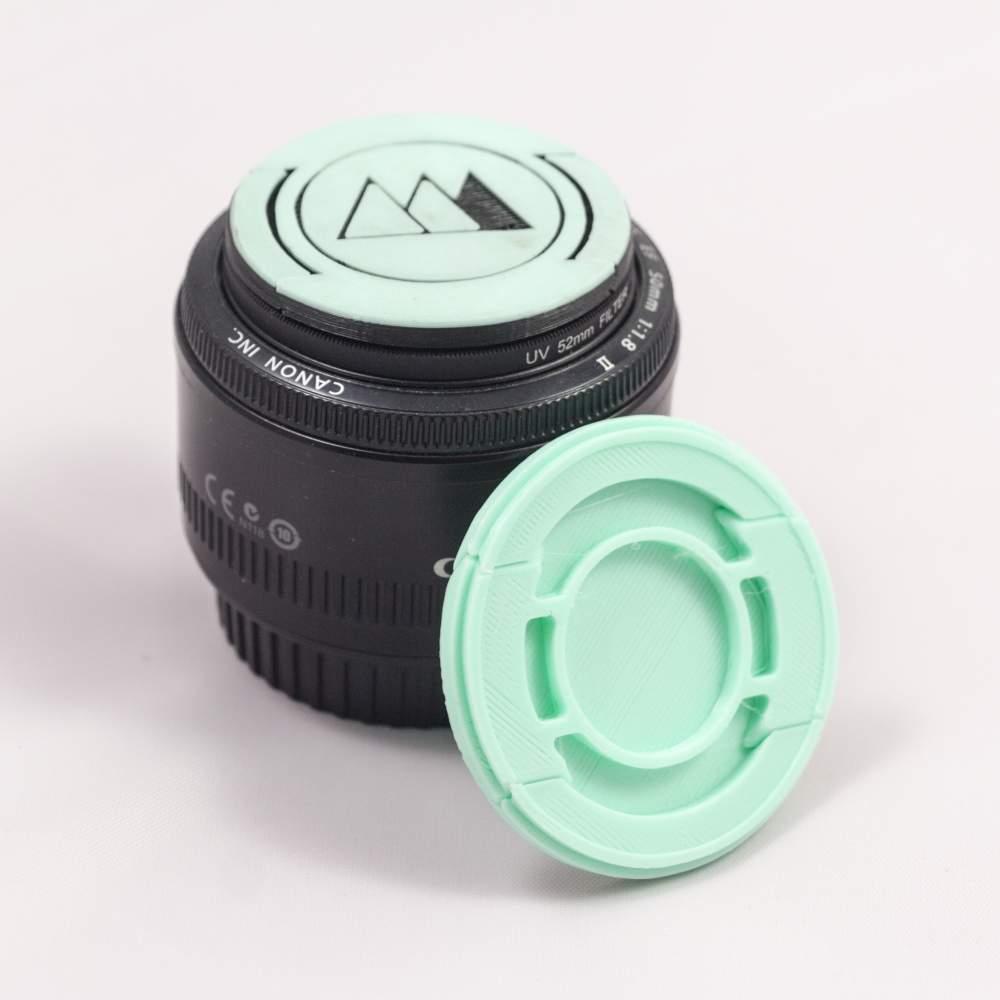Print-in-Place DSLR Lens Cap (43->95mm) 3d model