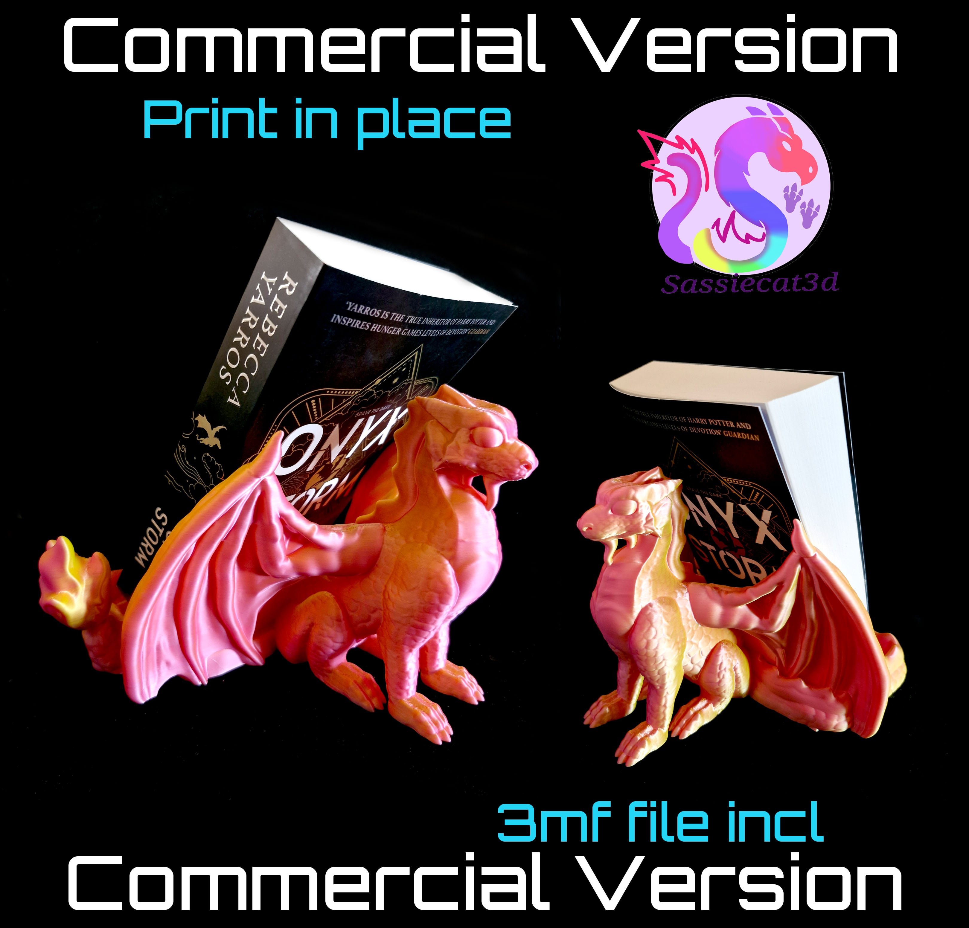 Dragon Book Display *Commercial Version* 3d model