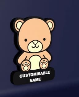 Teddy Bear - LED Strip compatible 3d model