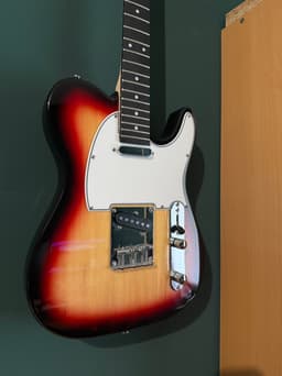 Lined Pickguard for Telecaster Style Guitars w Lipstick Pickup - Harley Benton 3d model