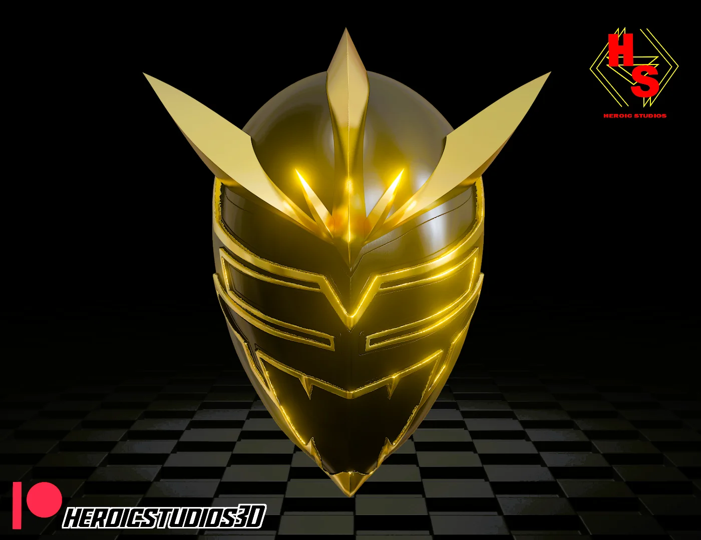 Gold Ranger Prime Helmet 3d model