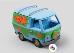 Foldable Mystery Machine - Scooby Doo 3d model