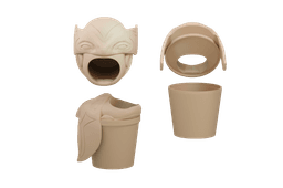 Wolverine Popcorn Bucket 3d model