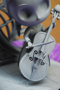 Wednesday Addams diorama 3d model