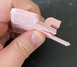 Simple Adhesive Wall Hook 3d model
