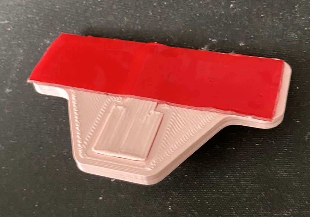 Simple Adhesive Wall Hook 3d model