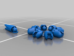 Articulated Opabinia 3d model