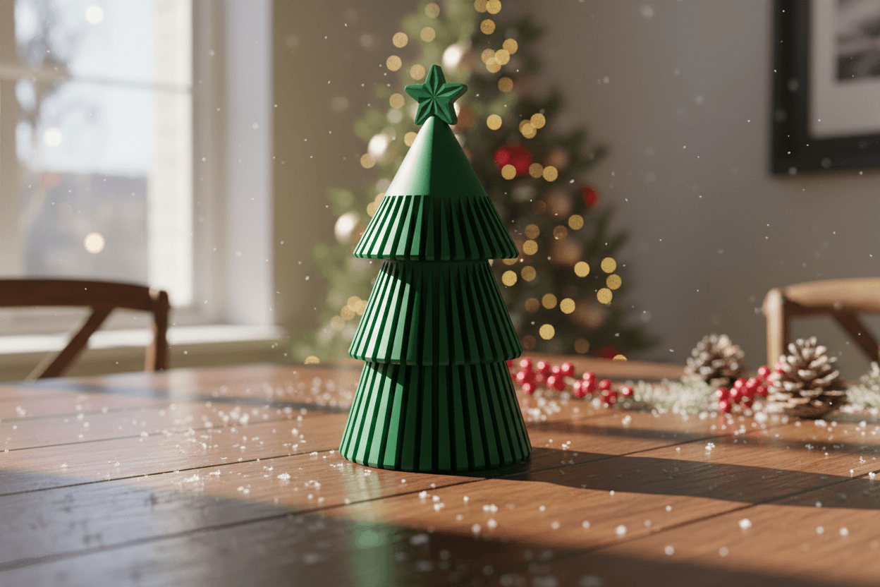 Christmas Tree 3 Parts 3d model