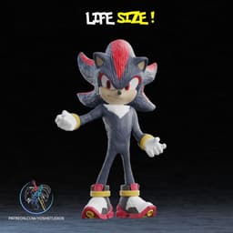 Life-Size Sonic Complete Bundle 3D Printer File STL (Shadow and Knuckles) 3d model