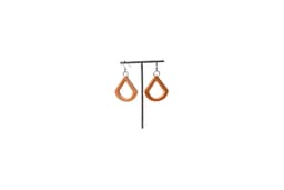 Geometric Teardrop Earrings 3d model