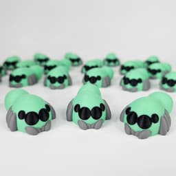 Spider Mini Monster #9 Colored .3MF 3d model