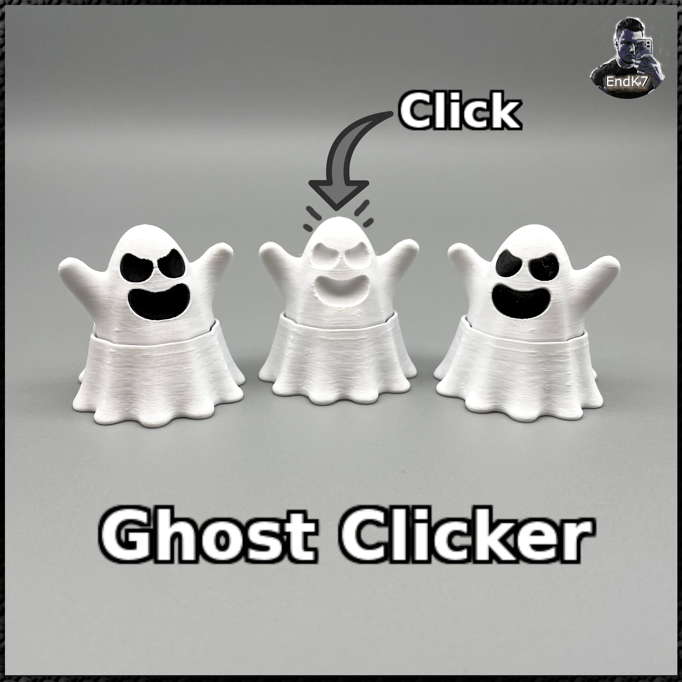 Ghost Clicker 3d model