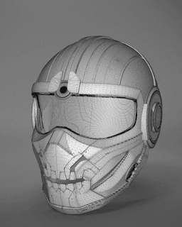Taskmaster's Helmet - Black Widow 3d model