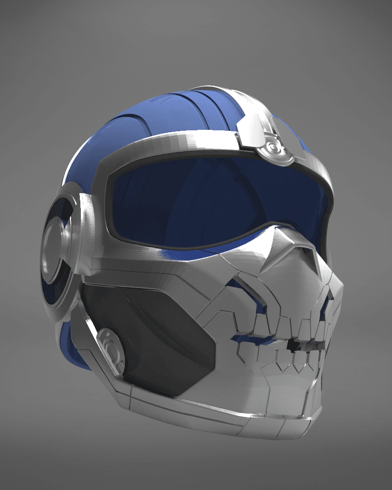 Taskmaster's Helmet - Black Widow 3d model