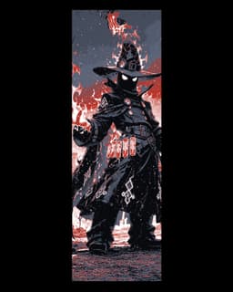 fantasy beings of smoke and flame - Set of bookmarks 3d model