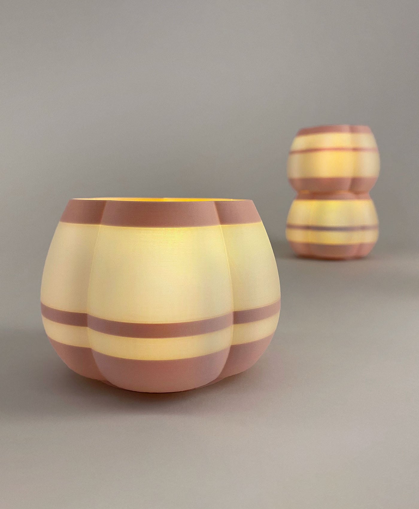 Bloom Tealight Lantern Cherry Blossoms Collection Printable Objects 3d model