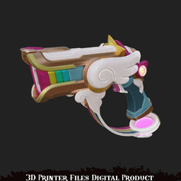 Mercy Magical Girl Pistol from Overwatch 2 3d model