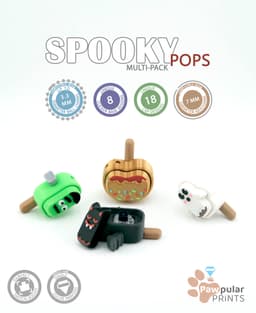 Spooky Pops 3d model