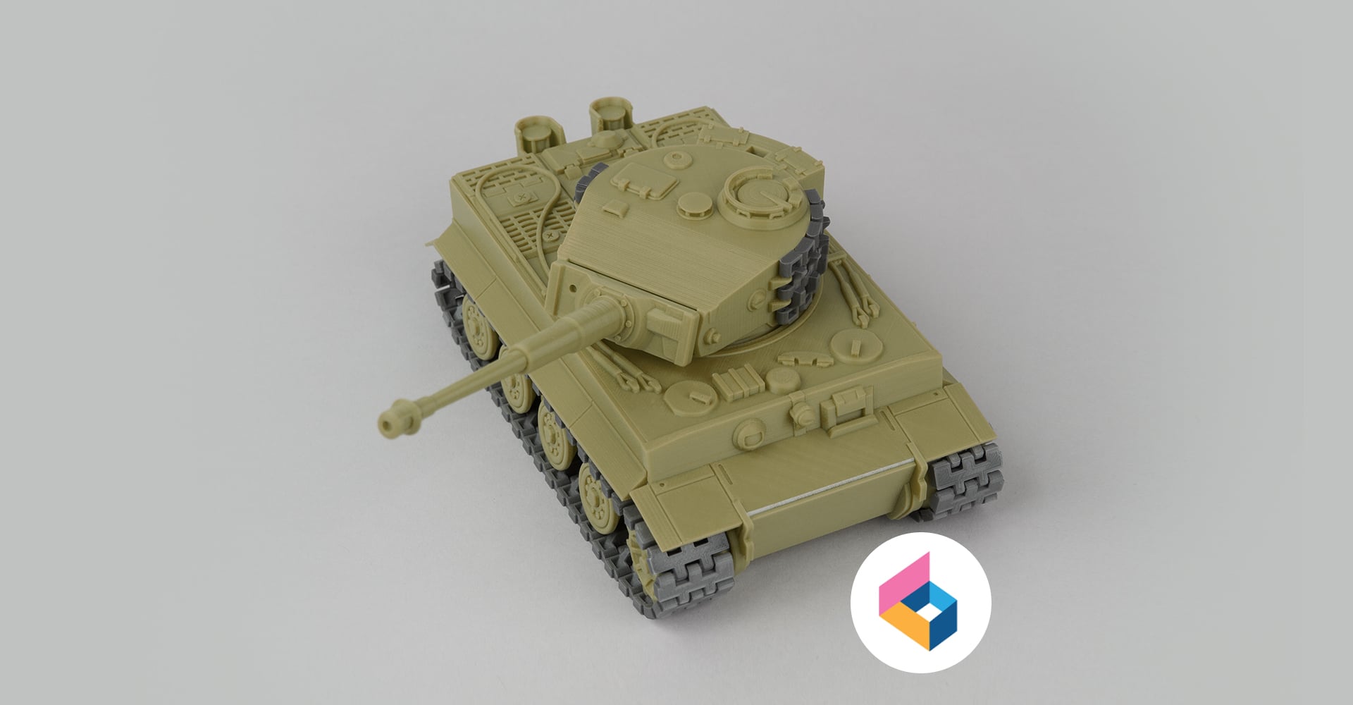 Foldable Tank TIGER-I Late production 3d model