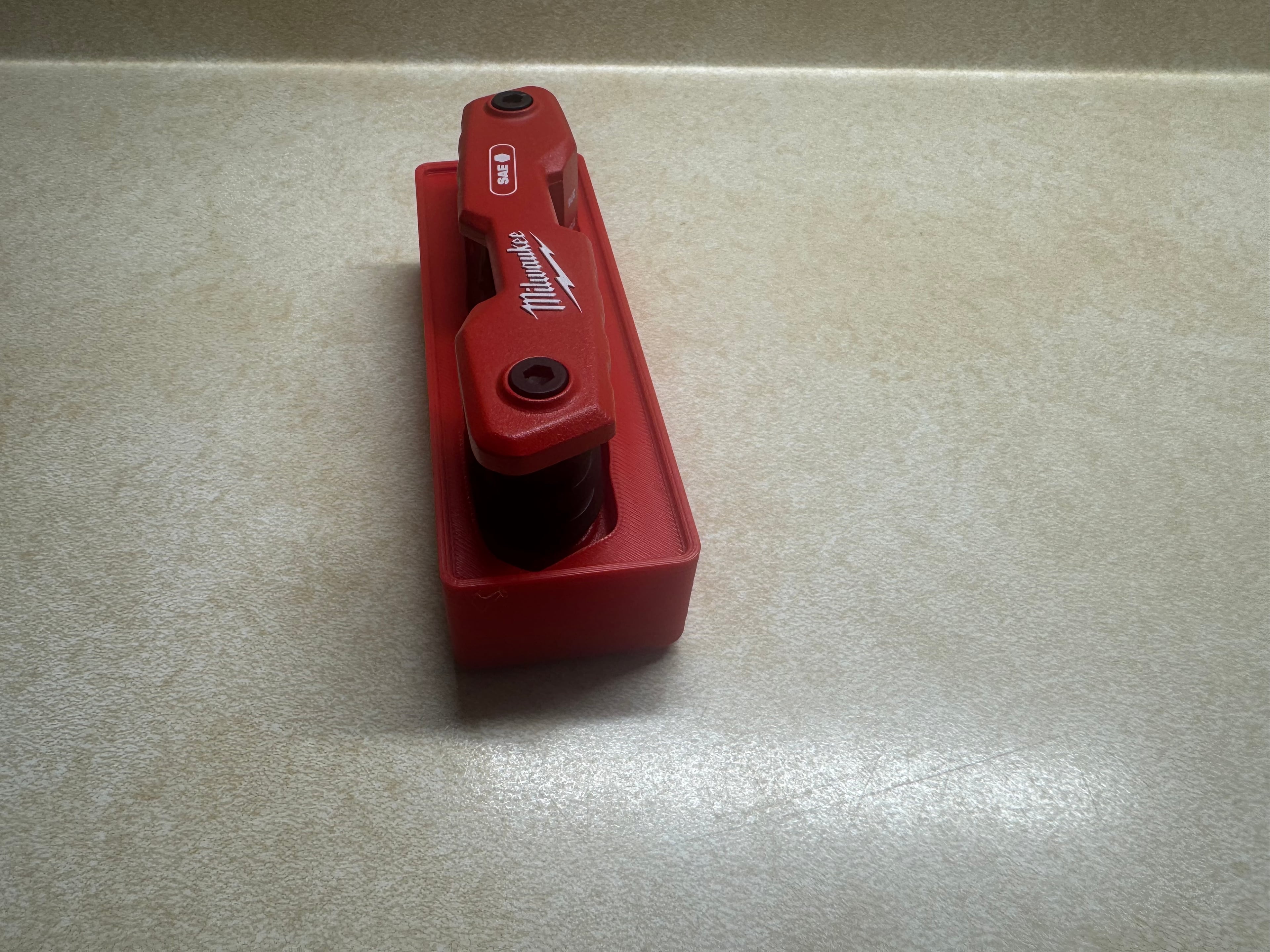 Milwaukee 9-Key Folding Hex Key Set gridfinity 3d model