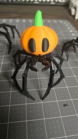 Articulated Pumpkin Spider. 3d model