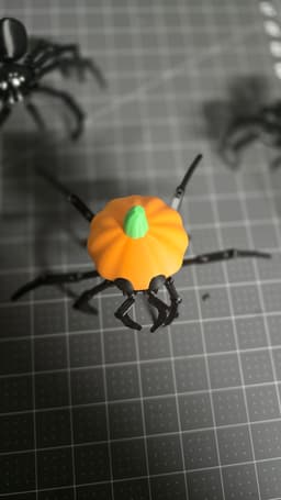 Articulated Pumpkin Spider. 3d model