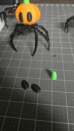 Articulated Pumpkin Spider. 3d model