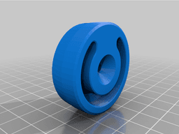 Wheel for light switch Dimmer (requires threaded inserts) 3d model
