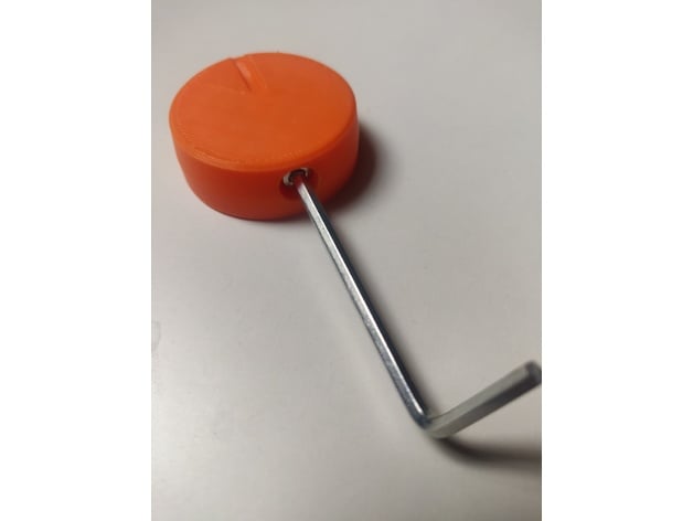 Wheel for light switch Dimmer (requires threaded inserts) 3d model