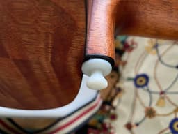 Stick-on Bass Thumbrests & Strap Button 3d model