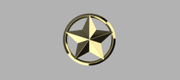 FFVII: Rebirth - Mayors Star Badge 3d model