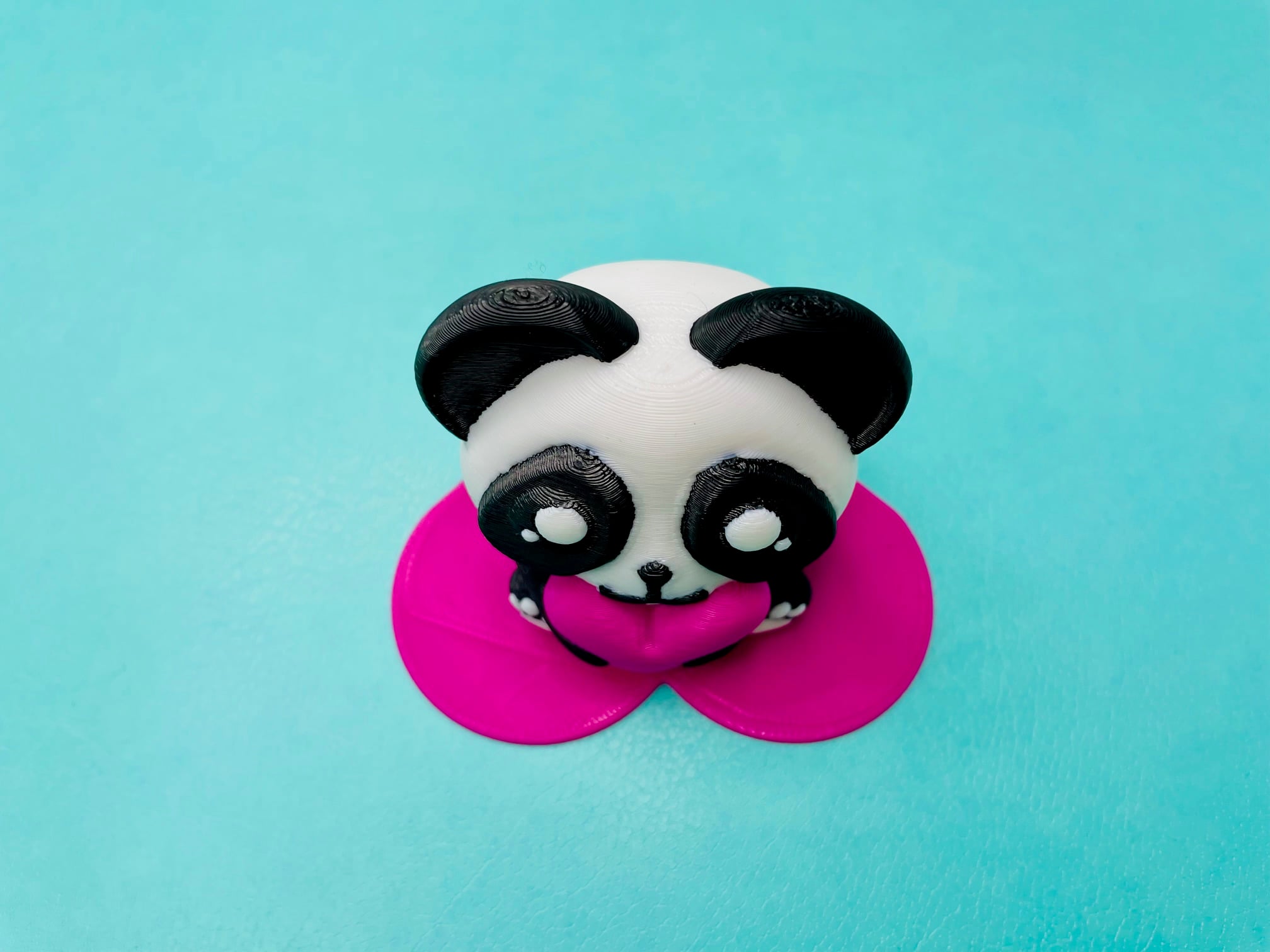 Panda with Heart 3d model