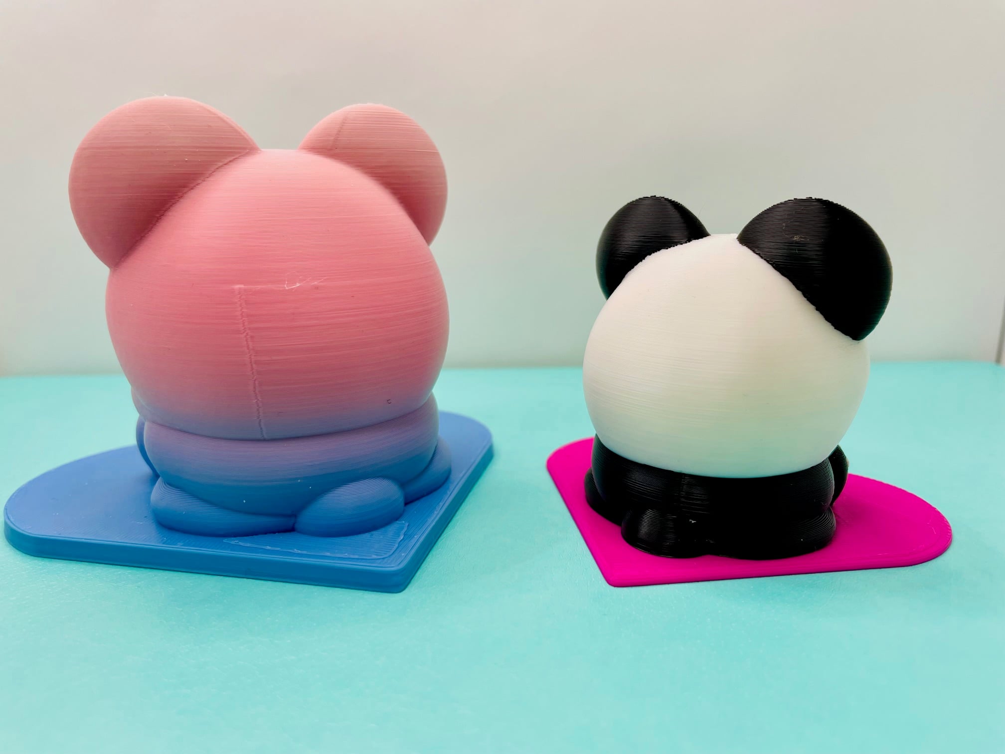 Panda with Heart 3d model