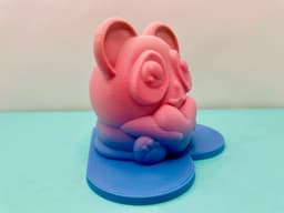Panda with Heart 3d model