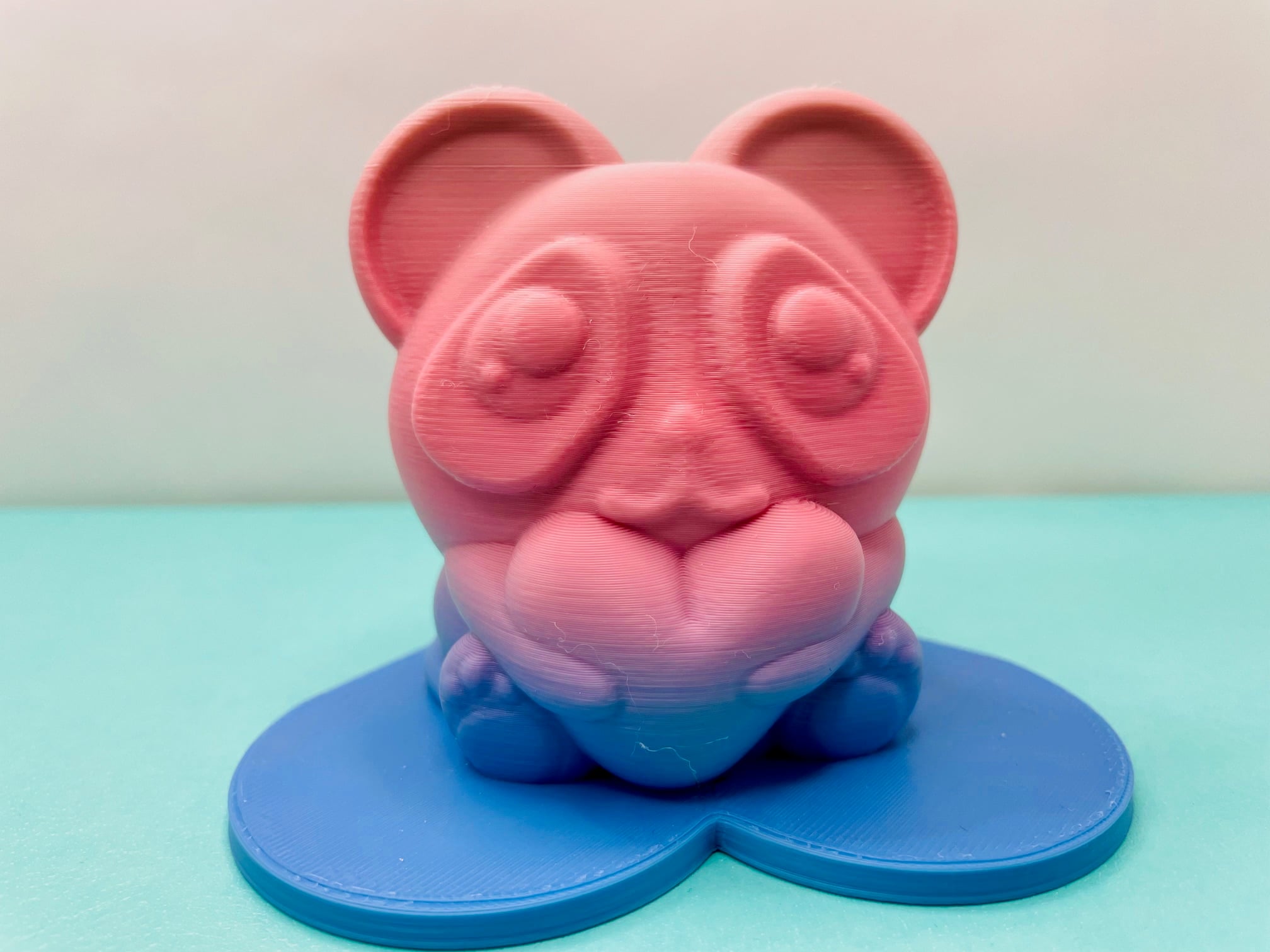 Panda with Heart 3d model