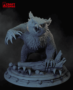 D&D Mini - Owlbear, Creatures 3d model
