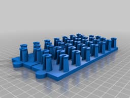 loomboard set for rubberband 3d model