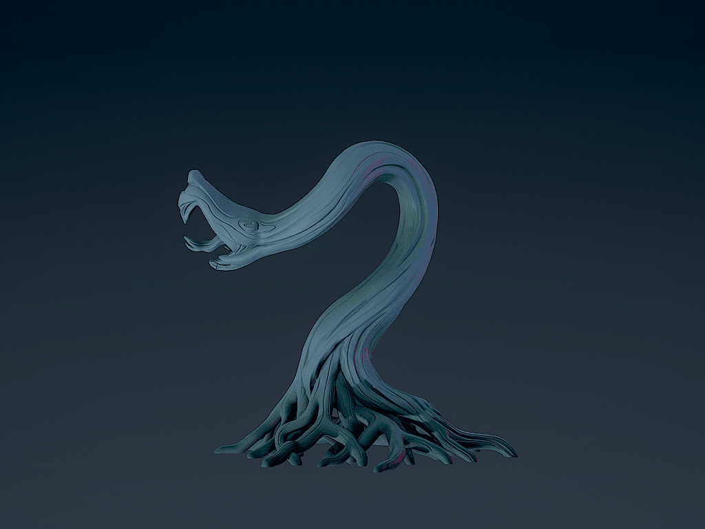 Wood Worm 3d model